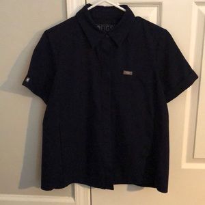 Pilar Collared Scrub Top